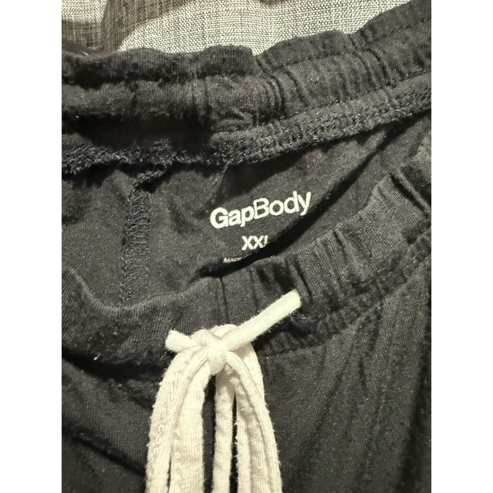 GapBody Model Womans Size XXL 2 Piece Pajama Set White Piping Button Front SOFT - Picture 7 of 14